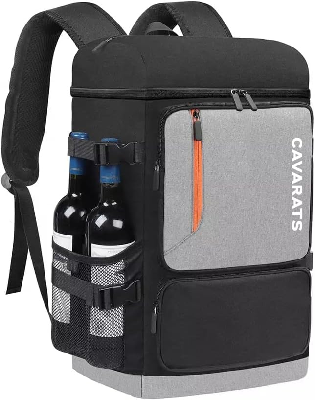 Sac à Dos Isotherme 45L - Étanche et isolé, Garde 58 canettes et vin Froid Pendant 24h - Léger, Grande capacité, idéal pour Pique-Nique, pêche, randonnée, Camping, Parc et Plage
