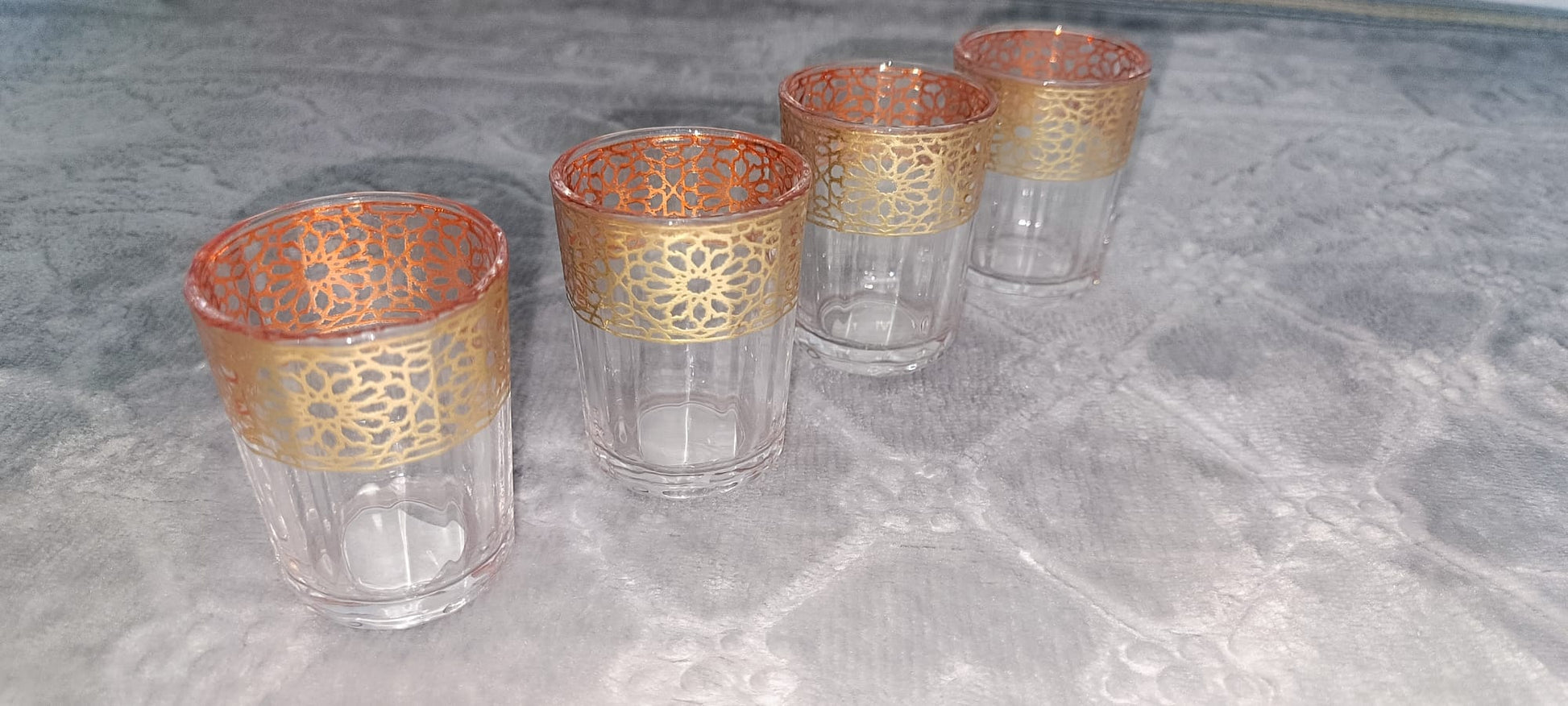 4 verre design maroc ( 4pcs )
