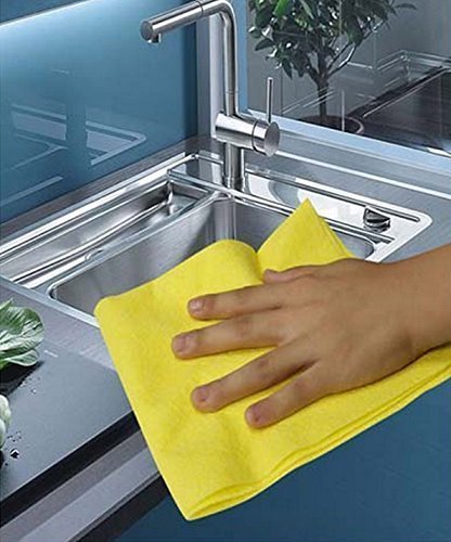 Lingettes nettoyantes absorbantes polyvalentes grand format (33 x 38 cm) Lot de 12