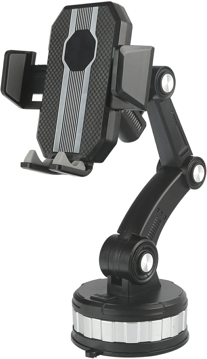 Support de téléphone universel super stable pour voiture Cavarats, multi-directive, compatible avec le tableau de bord et le pare-brise, prend en charge les smartphones, rotatif, capacité de poids de 40 kg