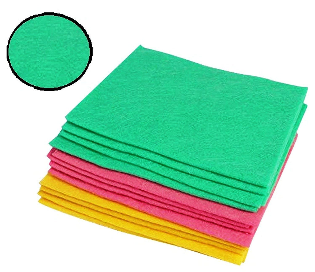 Lingettes nettoyantes absorbantes polyvalentes grand format (33 x 38 cm) Lot de 12
