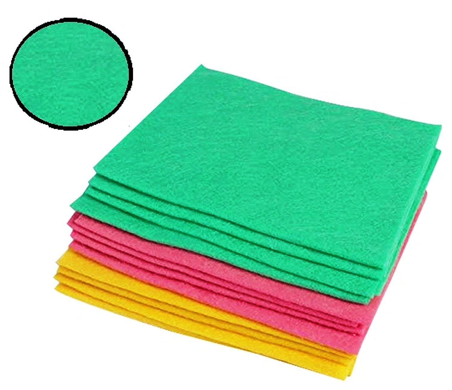 Lingettes nettoyantes absorbantes polyvalentes grand format (33 x 38 cm) Lot de 12