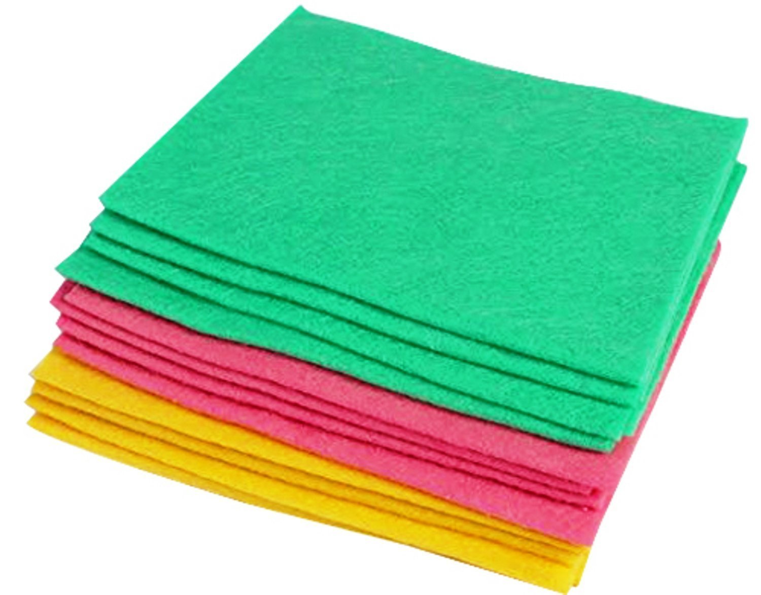 Lingettes nettoyantes absorbantes polyvalentes grand format (33 x 38 cm) Lot de 12