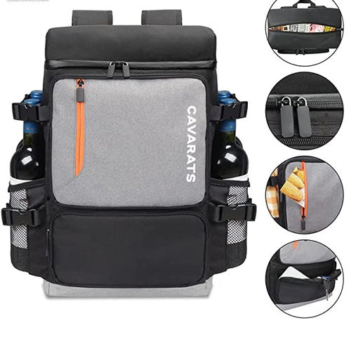 Sac à Dos Isotherme 45L - Étanche et isolé, Garde 58 canettes et vin Froid Pendant 24h - Léger, Grande capacité, idéal pour Pique-Nique, pêche, randonnée, Camping, Parc et Plage