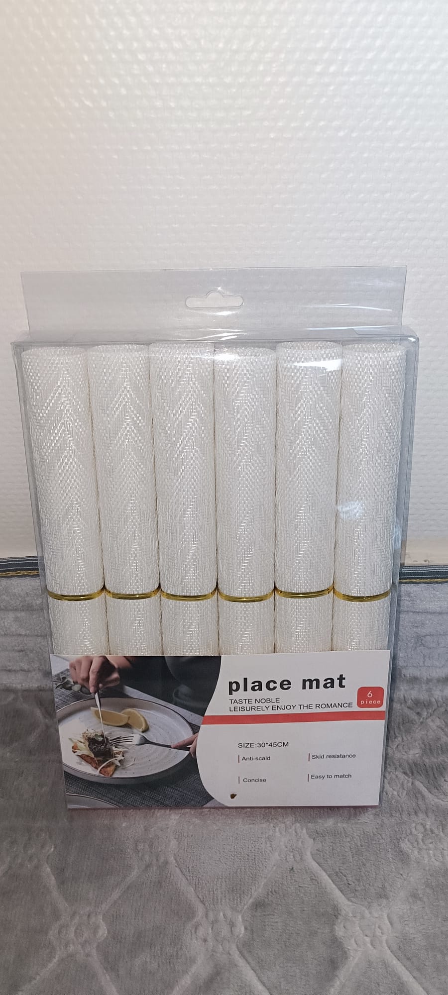 Lot de 6 Sets de Table – Design Élégant & Résistant