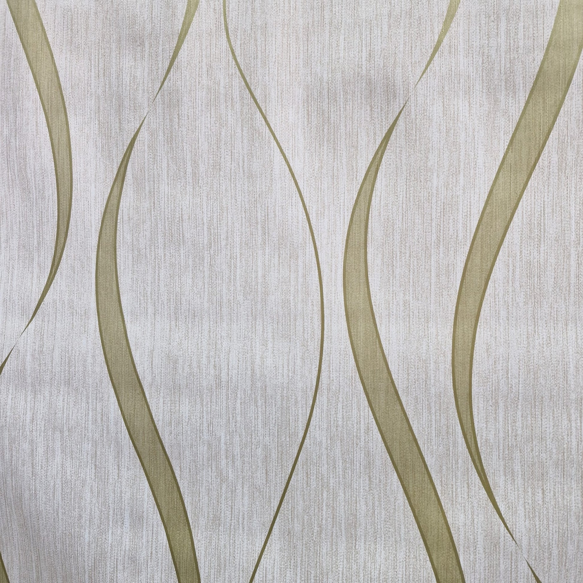 Nappe Blanc & Doré, Motif Élégant